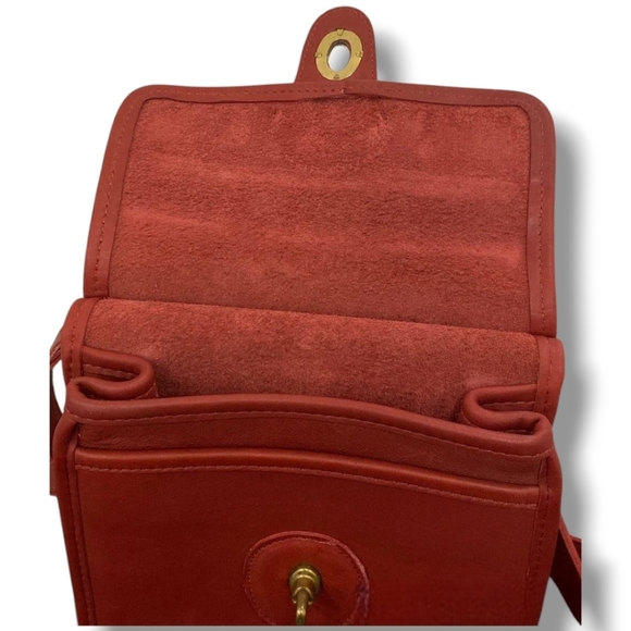 Vintage USA COACH Murphy 9930 Station Classic Leather Crossbody Shoulder Handbag - Picture 7 of 17